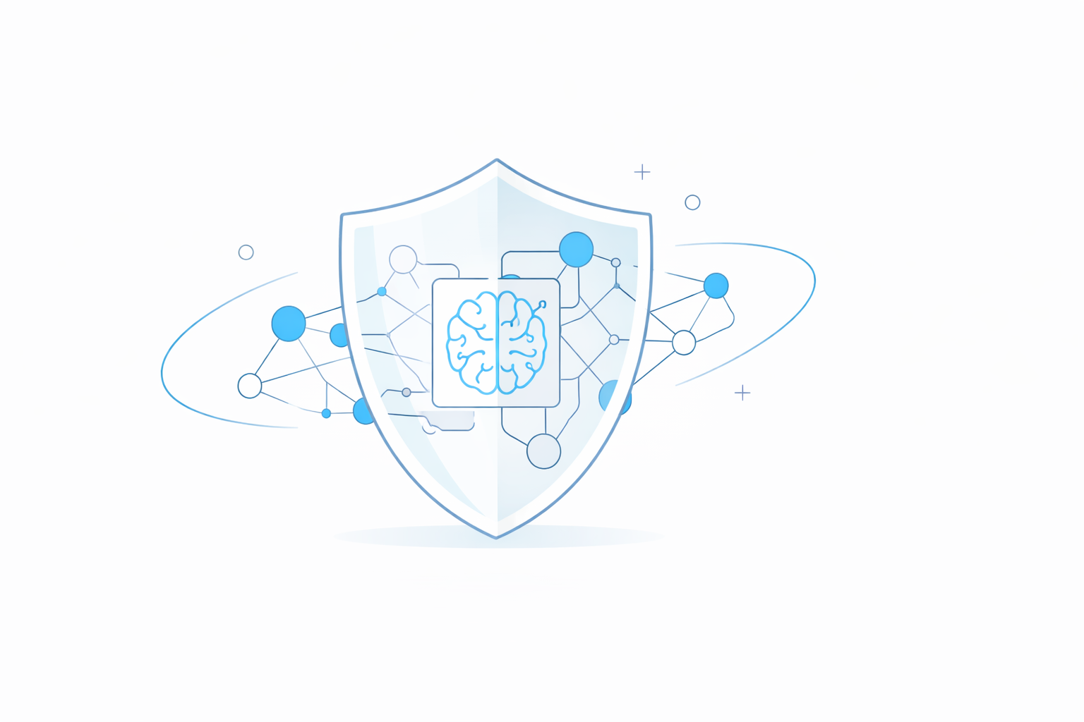 AI security abstract illustration