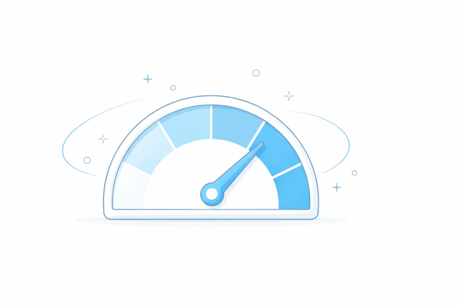 Risk management dashboard abstract illustration